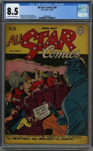 All star comics cgc 8 - comics, #28