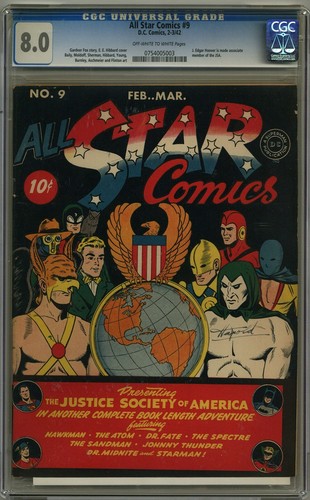 All star comics cgc 8 - cgc, 8.0
